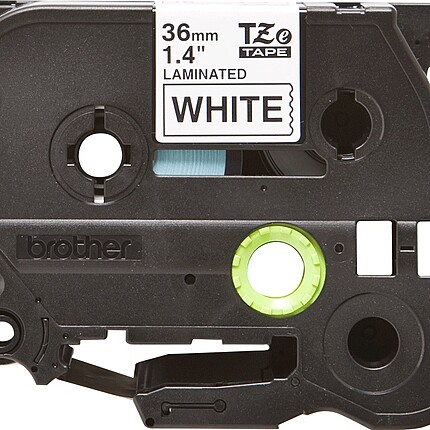 Banda Laminata Original Brother Black on White, TZE261, pentru P-Touch, 36mm x 8m, incl.TV 0 RON, "TZE261"